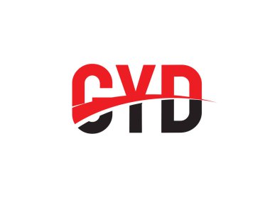 GYD ilk harf logo tasarım vektör şablonu. kurumsal iş kimliği için yaratıcı sembol.
