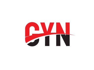 GYN ilk harf logo tasarım vektör şablonu. kurumsal iş kimliği için yaratıcı sembol.