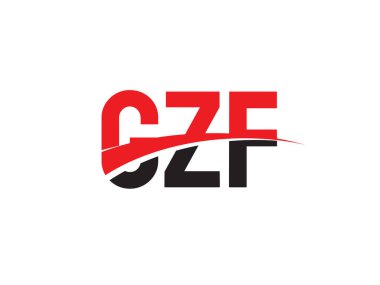 GZF ilk harf logo tasarım vektör şablonu. kurumsal iş kimliği için yaratıcı sembol.