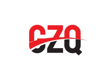 GZQ ilk harf logo tasarım vektör şablonu. kurumsal iş kimliği için yaratıcı sembol.