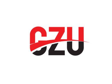 GZU ilk harf logo tasarım vektör şablonu. kurumsal iş kimliği için yaratıcı sembol.