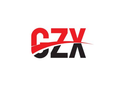 GZX ilk harf logo tasarım vektör şablonu. kurumsal iş kimliği için yaratıcı sembol.