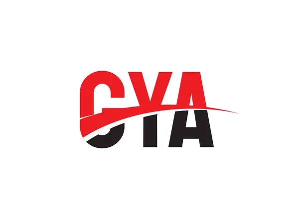 Gya Начальный Дизайн Логотипа Логотипа Векторного Шаблона Креативный Символ Фирменного — стоковый вектор