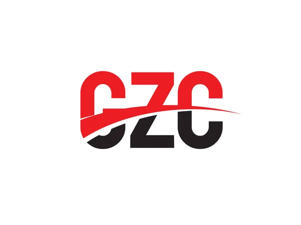 Gzc Початковий Вектор Дизайну Літер Творчий Символ Корпоративної Ділової Ідентичності — стоковий вектор
