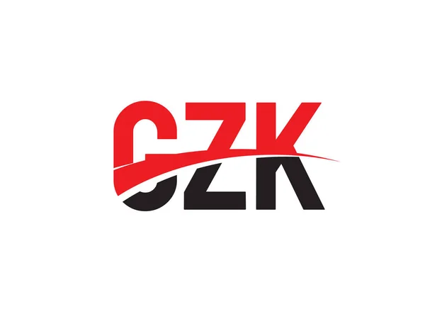Gzk初始字母标志设计向量模板 企业身份的创意符号 — 图库矢量图片