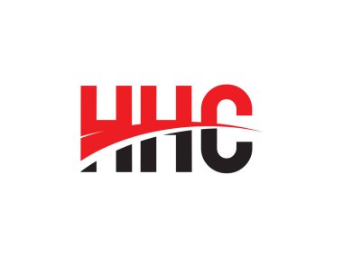 HHC Harfleri İlk Logo Tasarım Vektörü İllüstrasyonu 