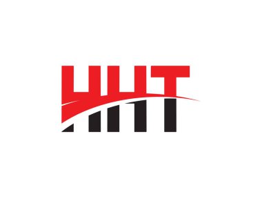HHT Harfleri İlk Logo Tasarım Vektörü İllüstrasyonu 