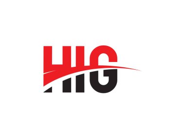 HIG Harfleri İlk Logo Tasarım Vektörü İllüstrasyonu 