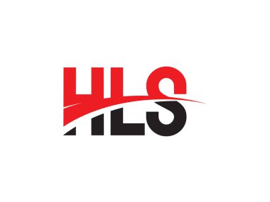 HLS Harfleri İlk Logo Tasarım Vektörü İllüstrasyonu 