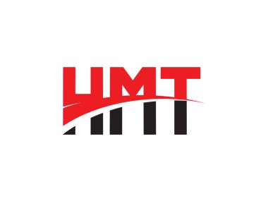HMT Harfleri İlk Logo Tasarım Vektörü İllüstrasyonu 