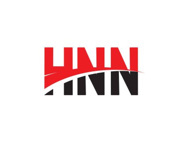 HNM Harfleri İlk Logo Tasarım Vektörü İllüstrasyonu 