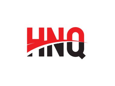 HNQ Harfleri İlk Logo Tasarım Vektörü İllüstrasyonu 