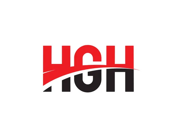 Hgh Letters Initial Logo Design Vector Illustration — Stock Vector