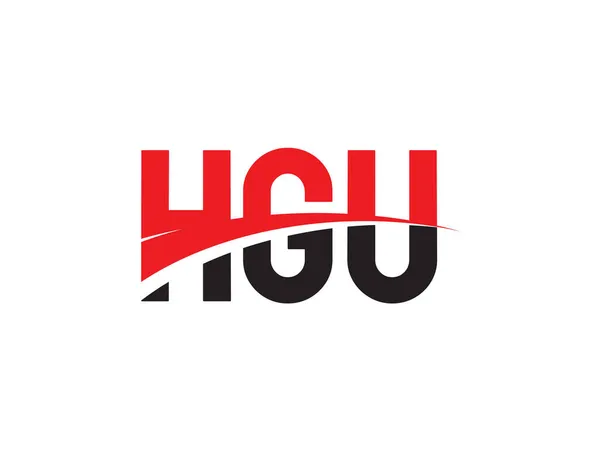 Hgu字母初始标志设计向量说明 — 图库矢量图片