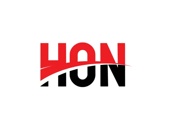 Lettres Hon Illustration Vectorielle Conception Logo Initial — Image vectorielle