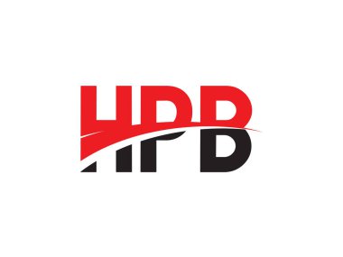 HPB Harfleri İlk Logo Tasarım Vektörü İllüstrasyonu 