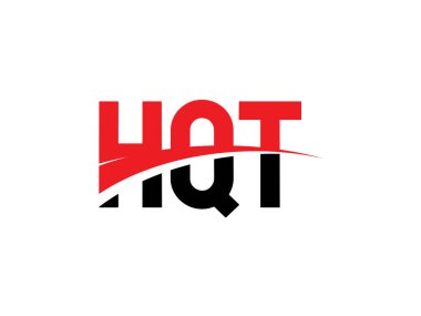HQT Harfleri İlk Logo Tasarım Vektörü İllüstrasyonu 