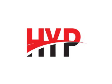 HYP Harfleri İlk Logo Tasarım Vektörü İllüstrasyonu 