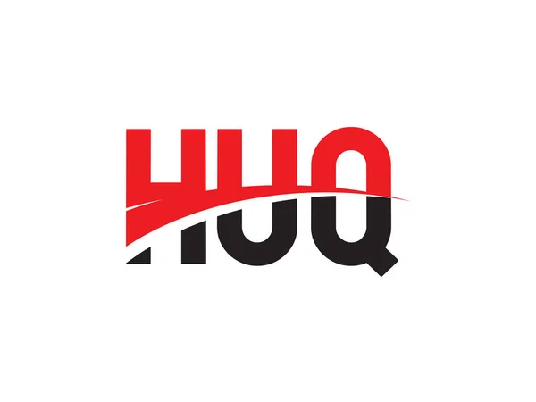 Huq Buchstaben Initial Logo Design Vector Illustration — Stockvektor
