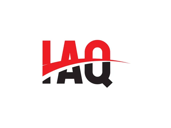 Iaq Letters Initial Logo Design Vector Illustration — 스톡 벡터