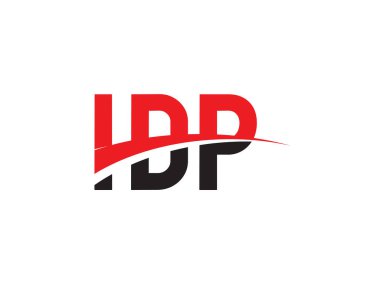 IDP Harfleri İlk Logo Tasarım Vektörü İllüstrasyonu 