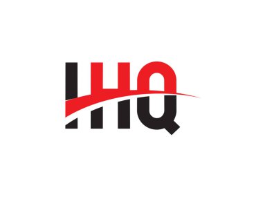 IHQ Harfleri İlk Logo Tasarım Vektörü İllüstrasyonu 