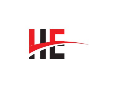 IIE Harfleri İlk Logo Tasarım Vektörü İllüstrasyonu 