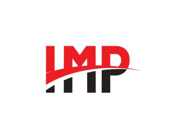 IMP Harfleri İlk Logo Tasarım Vektörü İllüstrasyonu 