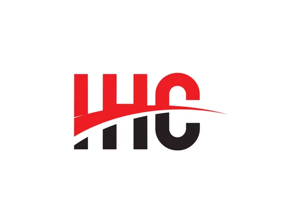 Ihc字母初始标志设计矢量说明 — 图库矢量图片