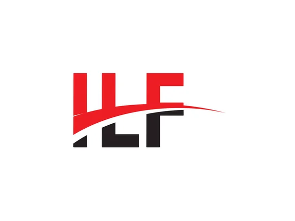 Ilf Letters Initial Logo Design Vector Illustration — Stock Vector