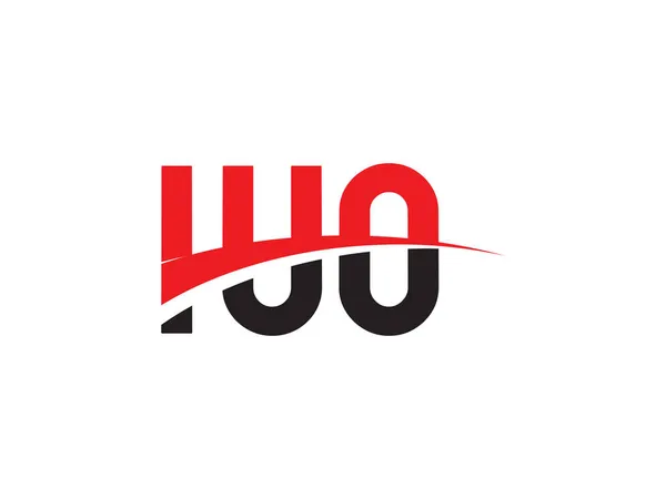 Iuo Letters Design Logo Uri Inițiale Ilustrație Vectorială — Vector de stoc