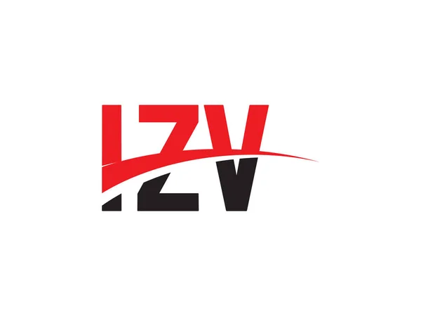 Izv Letras Logo Inicial Design Vector Ilustração —  Vetores de Stock