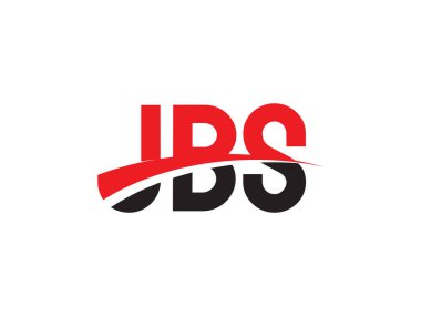 JBS Harfleri İlk Logo Tasarım Vektörü İllüstrasyonu 