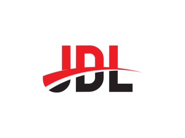 JDL Harfleri İlk Logo Tasarım Vektörü İllüstrasyonu 