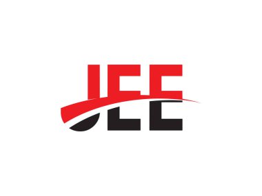 JEE Harfleri İlk Logo Tasarım Vektörü İllüstrasyonu 