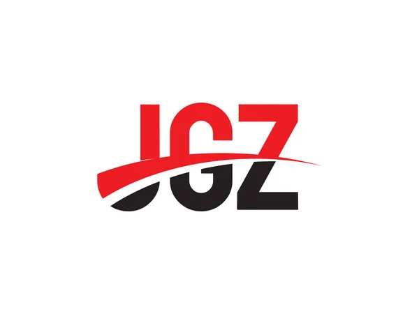 Jgz Bokstäver Initial Logotyp Design Vektor Illustration — Stock vektor