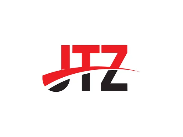 Jtz Bokstäver Initial Logotyp Design Vektor Illustration — Stock vektor