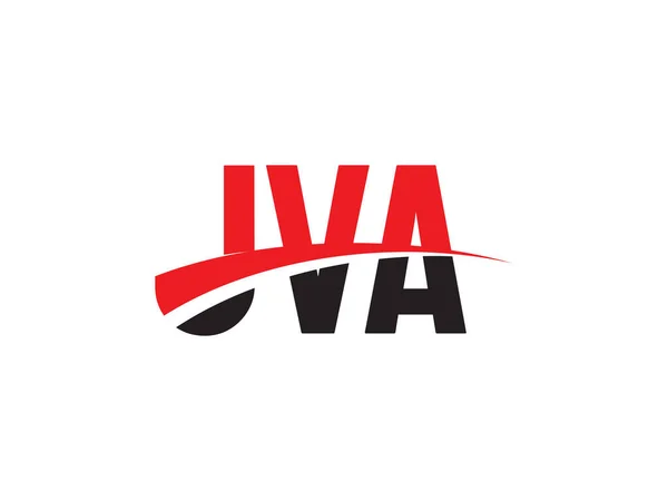 Вектор Дизайна Jva Letters Initial — стоковый вектор