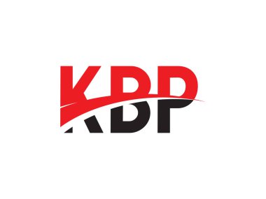 KBP Harfleri İlk Logo Tasarım Vektörü İllüstrasyonu 