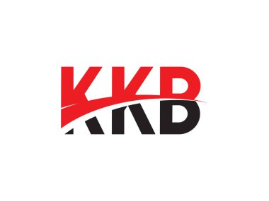 KKB Harfleri İlk Logo Tasarım Vektörü İllüstrasyonu 