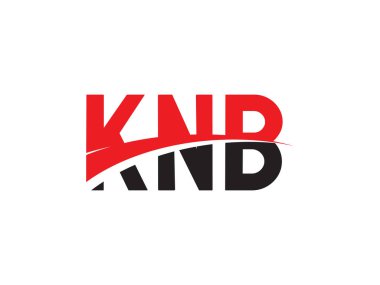 Kaligrafi logosu tasarımı, siyah kırmızı harfler, tipografi, vektör çizimi, KNB