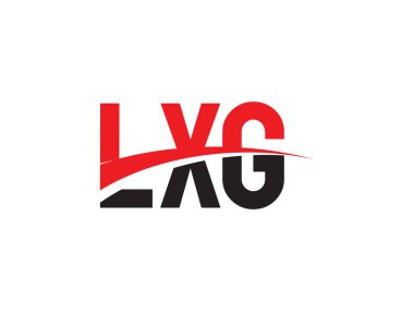 LXG ilk harf logo tasarım vektör şablonu. kurumsal iş kimliği için yaratıcı sembol.