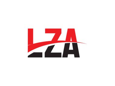 LZA ilk harf logo tasarım vektör şablonu. kurumsal iş kimliği için yaratıcı sembol.