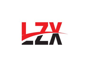 LZX ilk harf logo tasarım vektör şablonu. kurumsal iş kimliği için yaratıcı sembol.