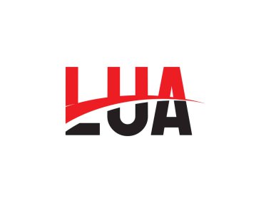 LUA ilk harf logo tasarım vektör şablonu. kurumsal iş kimliği için yaratıcı sembol.