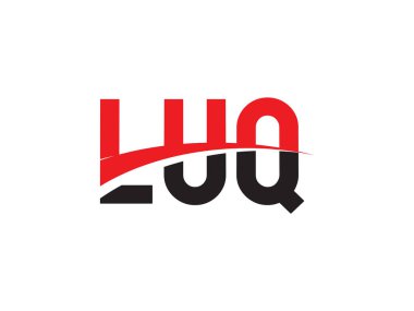 LUQ ilk harf logo tasarım vektör şablonu. kurumsal iş kimliği için yaratıcı sembol.