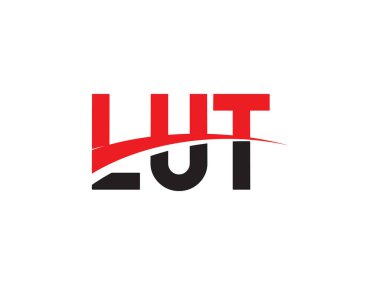 LUT ilk harf logo tasarım vektör şablonu. kurumsal iş kimliği için yaratıcı sembol.
