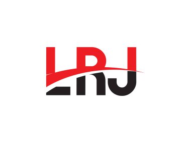 LRJ ilk harf logo tasarım vektör şablonu. kurumsal iş kimliği için yaratıcı sembol.