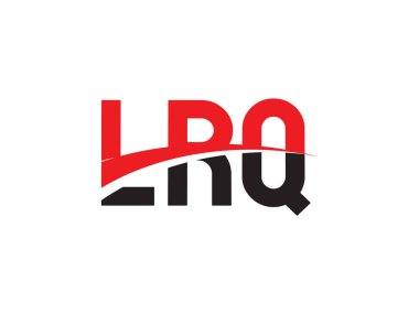 LRQ ilk harf logo tasarım vektör şablonu. kurumsal iş kimliği için yaratıcı sembol.