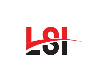 LSI ilk harf logo tasarım vektör şablonu. kurumsal iş kimliği için yaratıcı sembol.